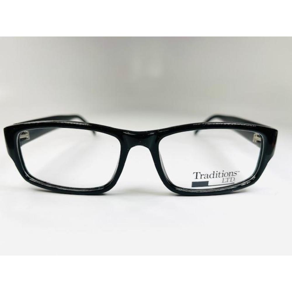 New TRADITIONS SJB-06 Black Eyeglasses 53/16/145